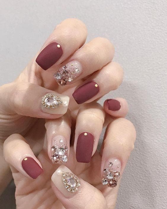 Top 7 mẫu nail đính đá Gò Vấp đơn giản đẹp cho nàng  Shaly Nails
