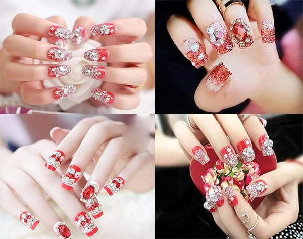 Nail đính đá 18 mẫu đơn giản đẹp dẫn đầu xu hướng hiện nay