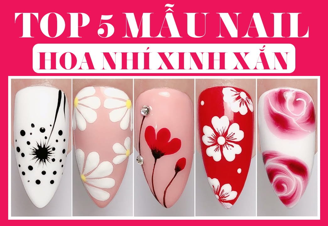 Top 20 mẫu nail hoa bỉ ngạn đẹp nhất mà các nàng nên thử