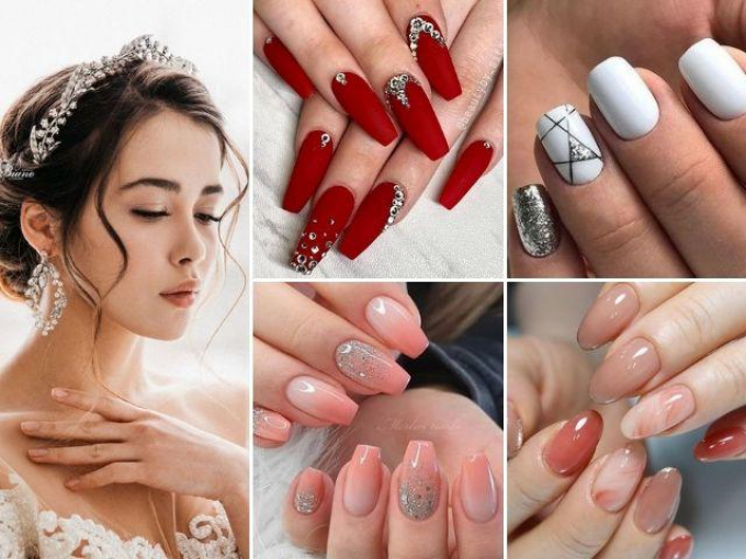 13 mẫu nails cô dâu đơn giản đẹp lộng lẫy cho ngày cưới