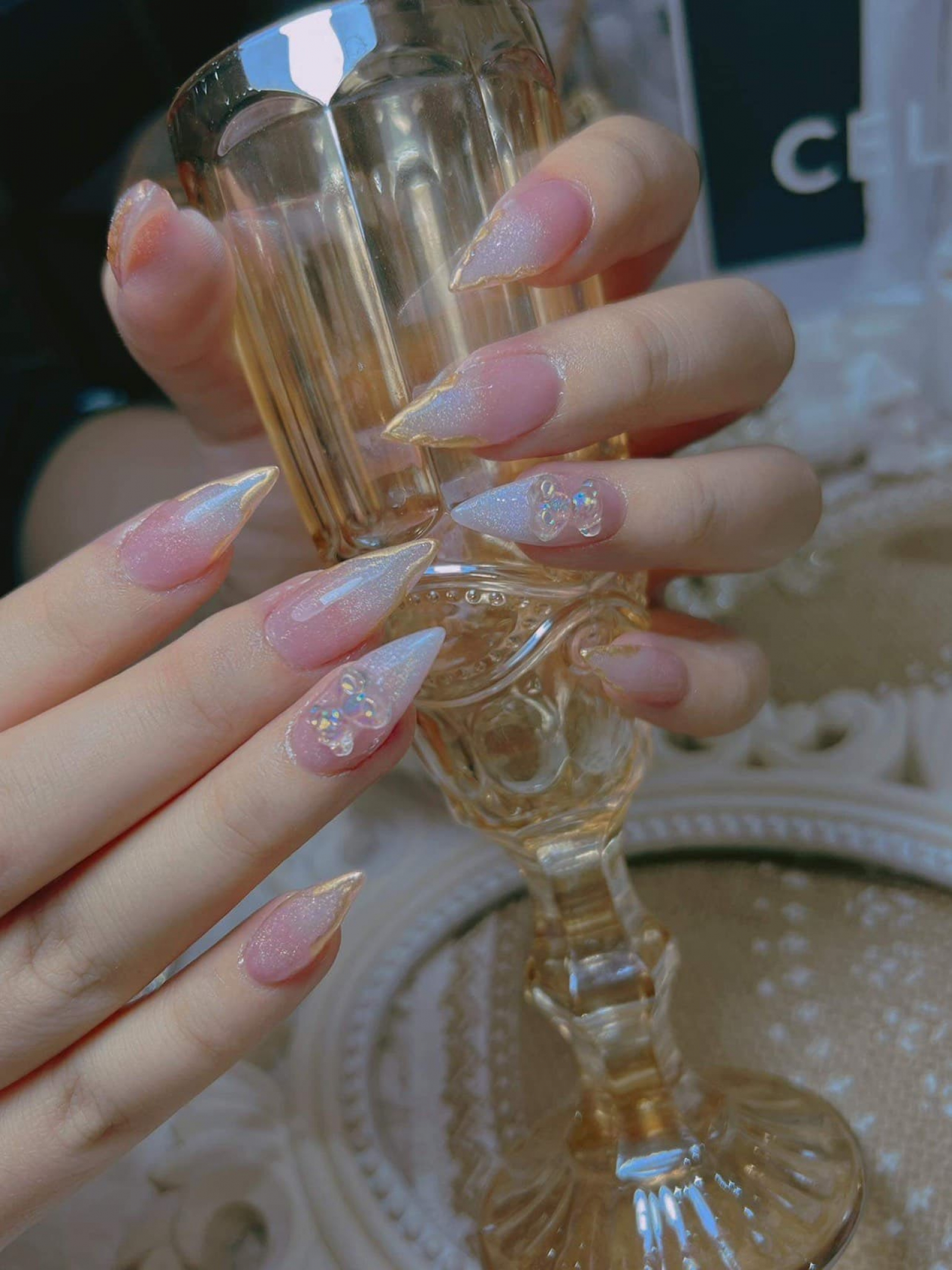 mẫu nail đẹp nail đính đá giá tốt Tháng 8 2023  Mua ngay  Shopee Việt Nam