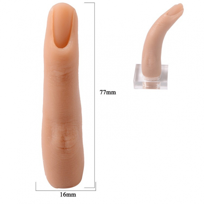 Ngón tay giả silicon tập sơn nail ( mô hình ) 1088