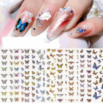 Sticker bướm 3d dán móng trang trí nail 1020