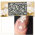 Sticker dán móng nail hoa cúc nhuyễn 0965