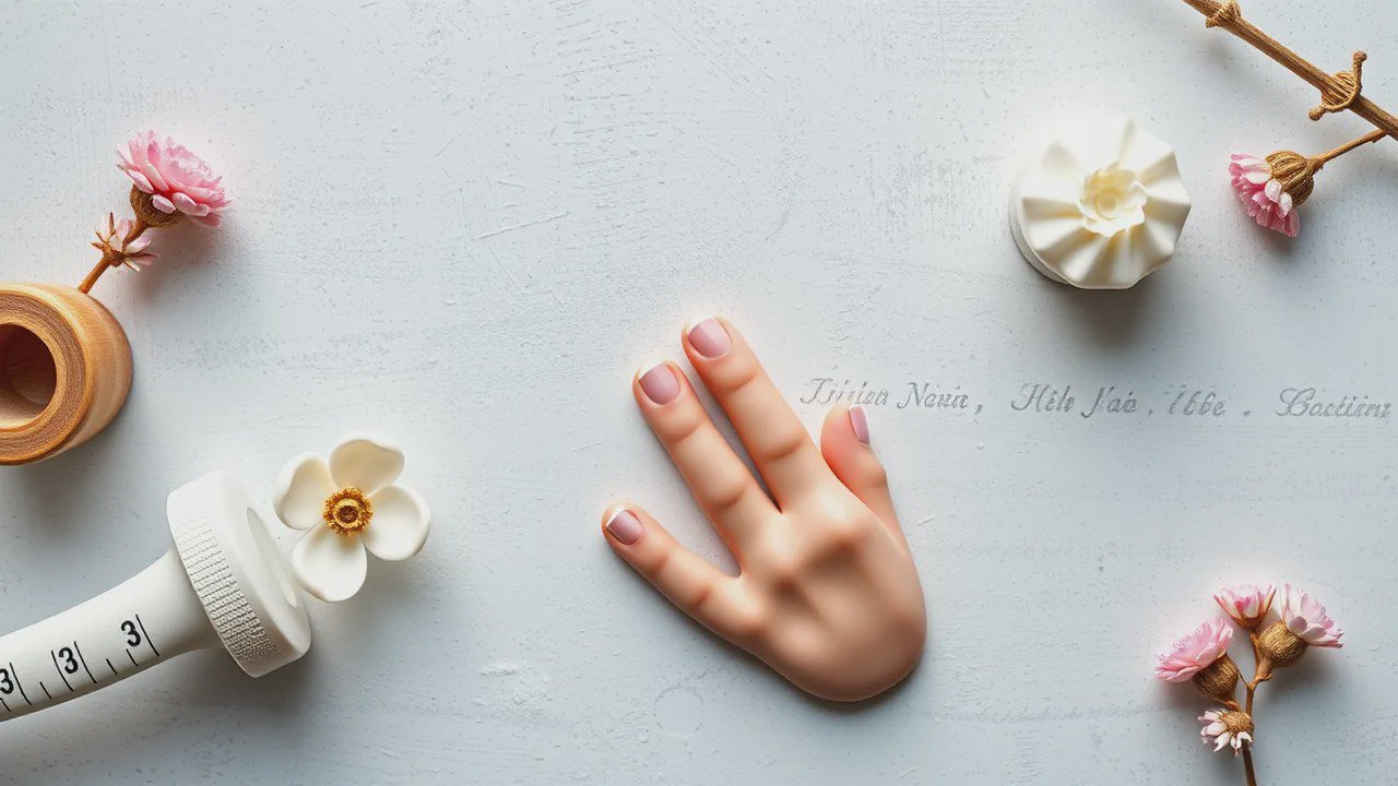 Nâu sữa trơn cho móng ngắn đi làm