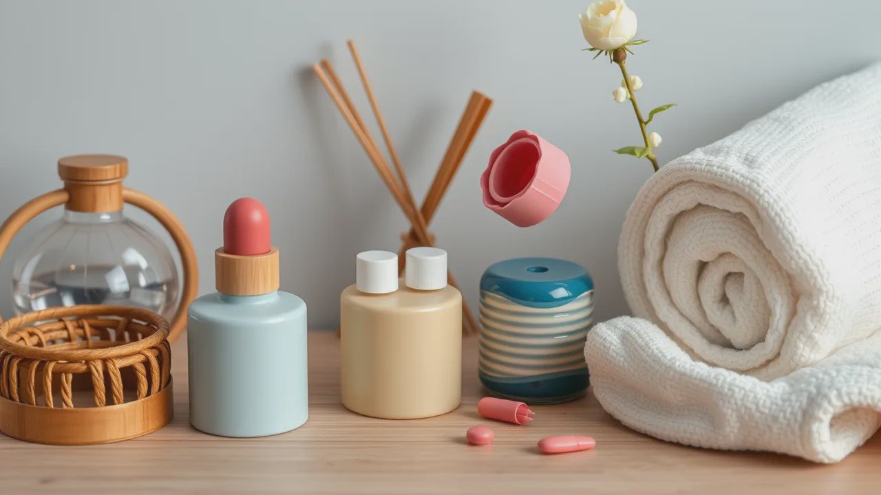 Nâu trầm vẽ họa tiết đơn giản